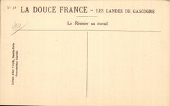 CPA Moors of Gascogne the resinier to work