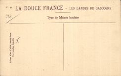 CPA Moors of Standard Gascogne of house landaise