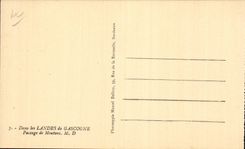 CPA In the moors of Gascogne Passage of sheep