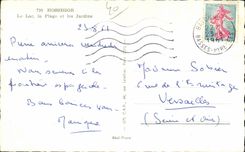 CPSM Hossegor the lake the beach and gardens