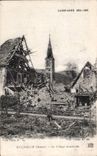 CPA Militaria Steinbach the village bombards