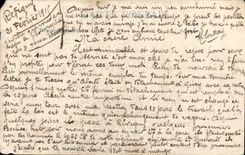 CPA Militaria Andernay ruins