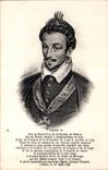 CPA Fantaisie Henri III Fils de Henri II et de Catherine de Medicis