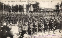Paris - 8 - Festival of the Victoire - July 14th 1919 - Black Troops - CPA