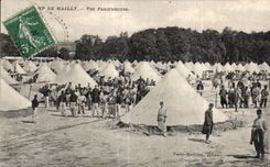 CPA Militaria La guerre de 1914 Camp de Mailly Vue panoramique