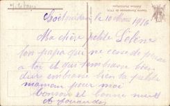 CPA Militaria the war of 1914 a gunner which does not waste its powder