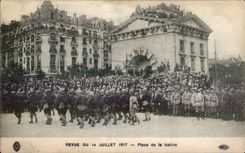 Paris - Review of July 14th 1917 - Militaria - Place of the Nation - CPA
