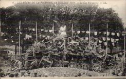 Paris - Festivals of the Victoire - July 14th 1919 - Militaria - the Victorious Cock - CPA