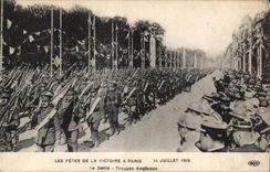 Paris - Festivals of the Victoire - July 14th 1919 - CPA