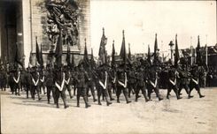 Paris - Festivals of the Victoire - July 14th 1919 - English Flags - CPA