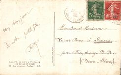 Paris - Festivals of the Victoire - July 14th 1919 - English Flags - CPA