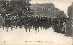 Paris - Review of July 14th 1917 - Our Hairy - CPA