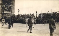 CPA Militaria Paris festivals of the victory July 14th 1919 Petain Marshal
