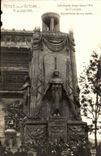 CPA Militaria Paris Fetes of the Victoire Cenotaphe July 14th 1919 sets up under Arc de Triomphe