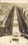 CPA Militaria Paris Festivals of the Victoire July 14th 1919 Champs Elysees
