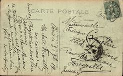 CPA Militaria Paris Festivals of the victory July 14th 1919 the marshals Foch and Joffre in front of the Cenotaph