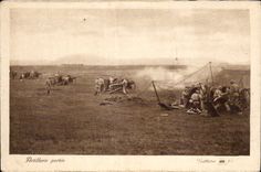 CPA Militaria Artillerie portee