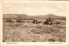 CPA Militaria Artillerie portee
