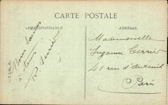 CPA Militaria In the balkans Camp of Zeitinlic General Sarrail visits the camp