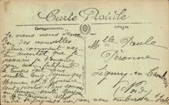 CPA Militaria Paris festivals of the Victoire July 14th 1919 War memorial for the fatherland