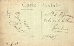 CPA Militaria Paris Festivals of the Victoire the procession French Troops Arc de Triomphe