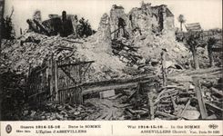 CPA Militaria In the Sum church Assevillers