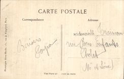 CPA Militaria Suippes ruins of the village