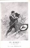 CPA Militaria In Alsace by George Scott the true plebiscite