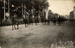 CPA Militaria Festivals of the Victoire Paris July 14th 1919 Arc de Triomphe Elysees Fields