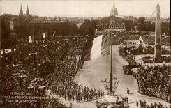 CPA Militaria the festivals of the victory July 14th 1919 Places Harmony