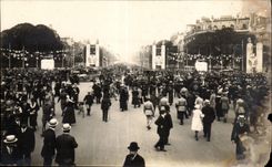 CPA Militaria festivals of the victory July 14th 1919 the round not of the Champs Elysees