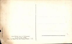 CPA Militaria festivals of the victory July 14th 1919 the round not of the Champs Elysees