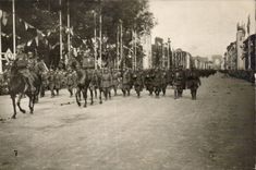 CPA Militaria festivals of the victory July 14th 1919 Elysees Field Arc de Triomphe