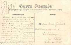 CPA Militaria Morbihan Camp of Coetquidan View of the tents and gun alarms