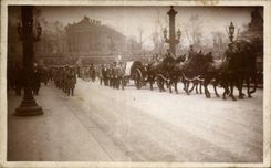 CPA Militaria Funerailles of the Marshal Foch March 26th 1929 Places Harmony