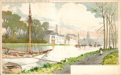 CPA Belgium Vilvorde the level of the Fountains