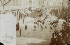 CARTE PHOTO Paris Cyclistes Velo Cycle 