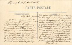 CPA Militaria Guerre 1914 Une batterie de 75 prenant position 