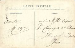 CPA Militaria Guerre 1914 4eme escadron du 5eme regiment de hussards a la frontiere