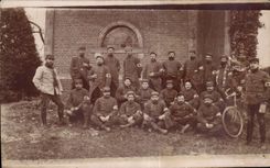 CARTE PHOTO Militaria Soldats regiment
