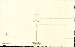 CPA Fantaisie Fleurs Heureux anniversaire Fer a cheval