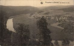 CPA Belgique Poupehan s Semois La Semois en aval 