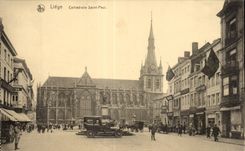 CPA Belgium Liege Saint Paul Cathedral
