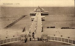 CPA Belgique Blankenberghe Le Pier 