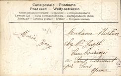 Fleurs oiseau - bird - CPA 