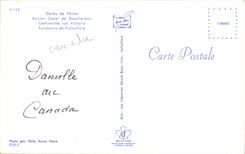 CPA Derby de Peche Ancien Canal de Beauharnois Centreville rue Victoria Salaberry de Valleyfield
