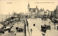 CPA Amberes el lugar de la etapa de Steen y de aterrizaje