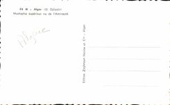 EL Djezair MustafA de CPA Argel mAs arriba visto de I el Ministerio de marina