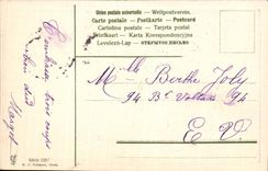 Fleurs Ma Pensee vous accompagne - CPA 