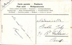 Fleurs basket of - CPA 